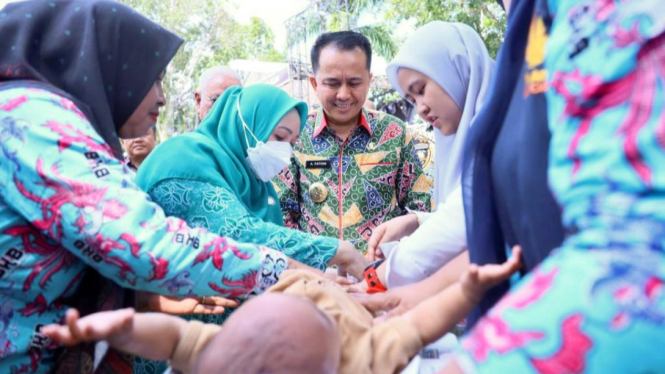 Launching Program Pencegahan Stunting di Kota Pagar Alam, Pj Gubernur Agus Fatoni Targetkan Sumsel Zero Stunting
