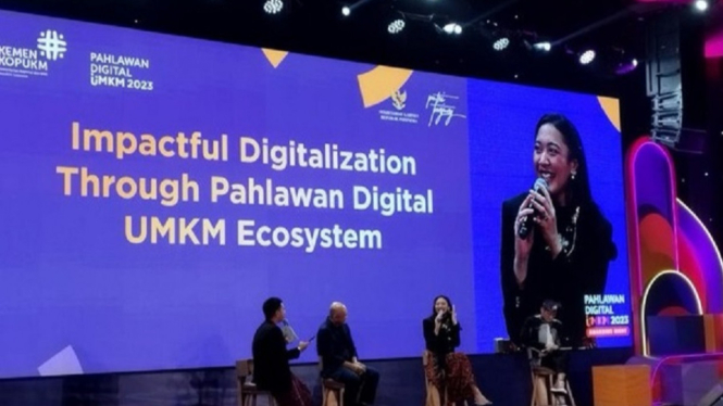 Inovator Muda Pahlawan Digital UMKM 2023 Memberi Penghargaan dan Tanda Tangan Komitmen dengan 10 Finalis