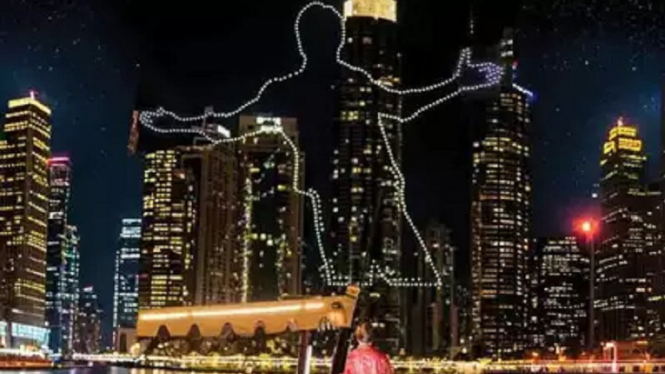 Jelang Rilis Film Dunki, Trailer Memukau Shah Rukh Khan Menyinari Menara Burj Khalifa Dubai