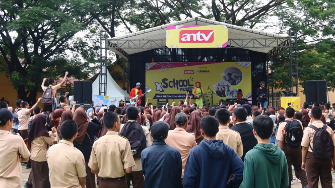 Kapal Udara dan One Soul Meriahkan Xschool Fest ANTV di SMAN 9 Makassar