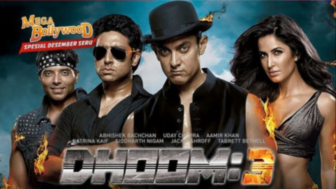 Sinopsis Mega Bollywood Dhoom 3 yang Dibintangi Aamir Khan, Tayang Hari