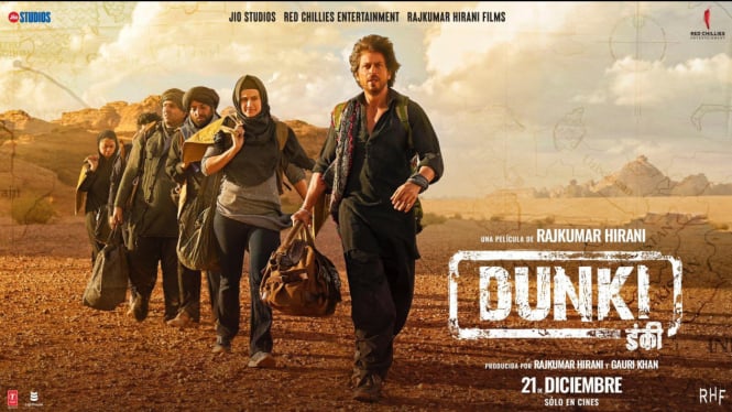 'Dunki' Shah Rukh Khan, Roller Coaster Emosional yang Membuat Pecinta Film Terpukau