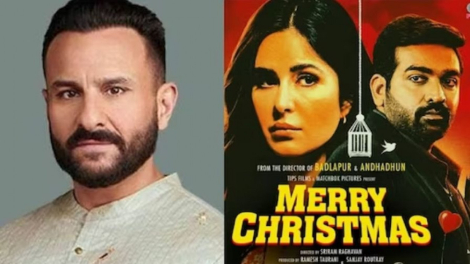Saif Ali Khan Ditolak Sutradara untuk Bintangi Film Merry Christmas