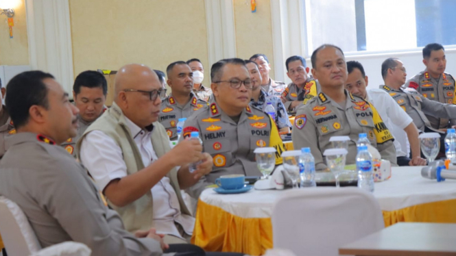 Cek Kesiapan Pengamanan Nataru dan Pemilu, Kompolnas RI Kunjungi Polda Lampung
