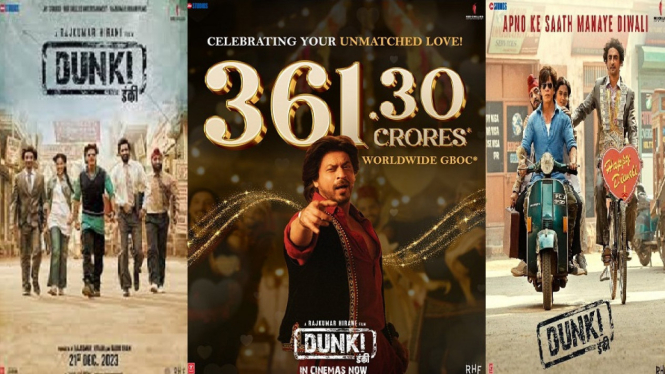 Bentrok dengan Salaar Prabhas, Box office Dunki Shah Rukh Khan di Seluruh Dunia Berhasil Raih Rp744 Miliar