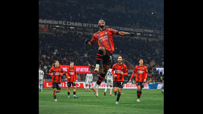 Chaka sumbang gol kemenangan AC Milan 4-1 Cagliari di Coppa Italia