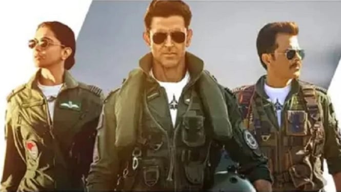 Teaser Lagu 'Heer Aasmani - Fighter' Resmi Dirilis, Hrithik Roshan dan Deepika Padukone dalam Avatar Patriotik