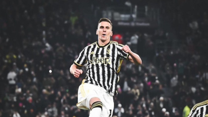 Hattrick Arkadiusz Milik menangkan Juventus di Coppa Italia