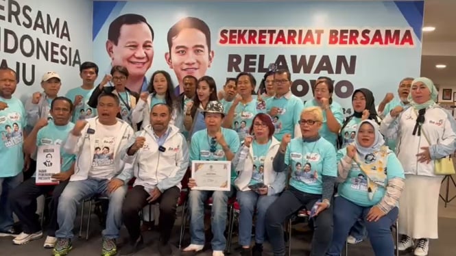 Relawan Bejo Deklarasi Dukung Pemenangan Prabowo-Gibran Satu Putaran