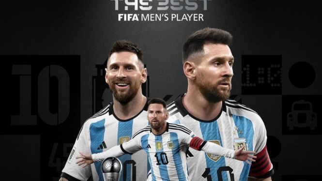 Lionel Messi, pemain terbaik FIFA 2023