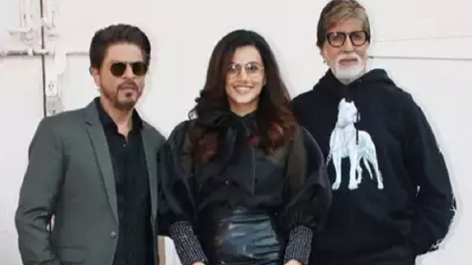 Pernah Main Bareng 2 Ikon Bollywood Amitabh Bachchan dan Shah Rukh Khan, INI Kata Taapsee Pannu