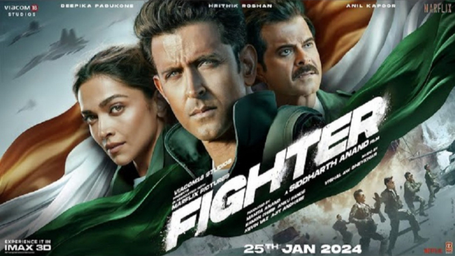 Lolos Sensor, Film 'Fighter' Hrithik Roshan - Deepika Padukone, Akan memukau Penonton Selama 2 Jam, 46 Menit