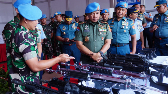 Panglima TNI Jenderal TNI Agus Subiyanto Cek Kesiapan Paspampres