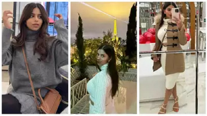 Putri Shah Rukh Khan, Suhana Khan Berbagi Foto Layaknya Kartu Pos dari Paris, Begini Reaksi Teman-Temannya