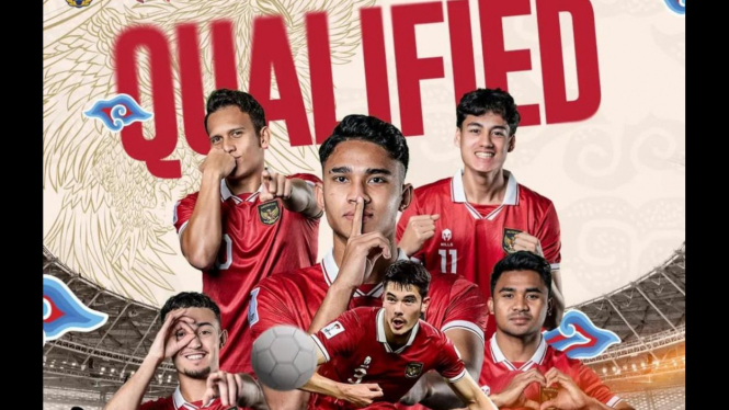 Timnas Indonesia lolos ke babak 16 besar Piala AFC 2023