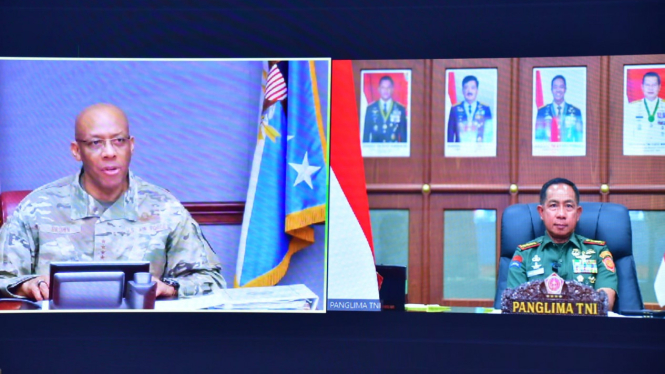Pucuk Pimpinan Tertinggi Militer AS Telpon Panglima TNI, Ada Apa?