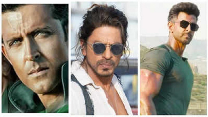Performa Film Fighter Hrithik Roshan Kalah Perkasa Dibanding Film 'War' dan 'Pathaan' Shah Rukh Khan