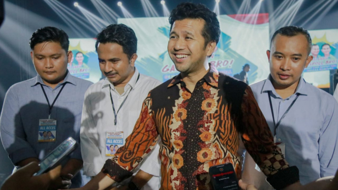 Bersama Ribuan Relawan Gaspoll Bro, Emil Dardak Yakini Prabowo-Gibran Menang Sekali Putaran