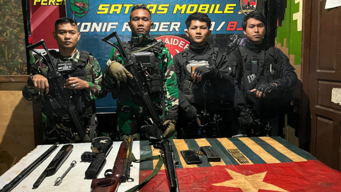 TNI - Polri Berhasil Gagalkan Rencana Pembakaran Puskesmas Omukia Oleh KKB di Kabupaten Puncak Papua