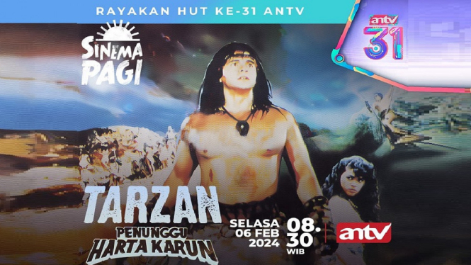 Sinopsis Sinema Pagi ANTV, 'Tarzan Penunggu Harta Karun': Misteri dan Bahaya di Hutan nan Eksotis