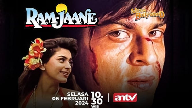 Sinopsis Mega Bollywood ANTV 'Ram Jaane' Shah Rukh Khan: Kisah Lika Liku Cinta Anak Jalanan