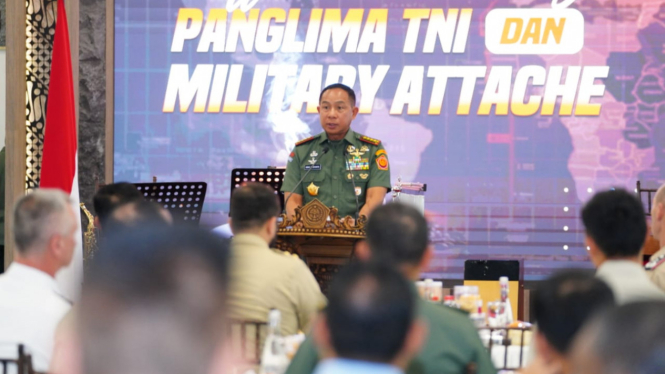 Panglima TNI Kumpulkan Para Atase Militer Negara Sahabat, Ada Apa ?