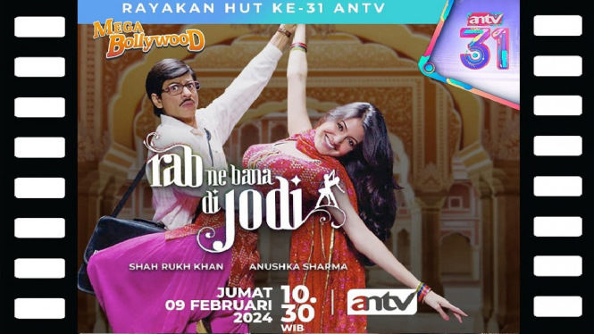 Sinopsis Mega Bollywood ANTV 'Rab Ne Bana di Jodi': Kisah Shah Rukh Khan Rela Ubah Penampilan