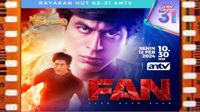 Sinopsis Mega Bollywood ANTV 'Fan' Shah Rukh Khan: Kisah Penggemar Berubah Jadi Pembenci