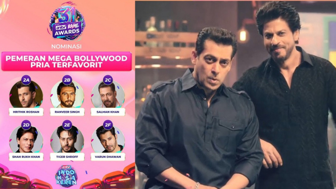Dari Shah Rukh Khan hingga Salman Khan, Ini 6 Nominator Aktor Mega Bollywood Terfavorit ANTV Rame Awards 2024
