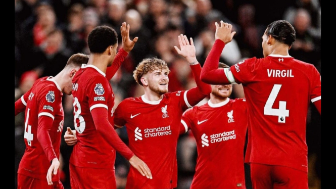 Liverpool kalahkan Luton Town 4-1 pimpin klasemen Liga Inggris