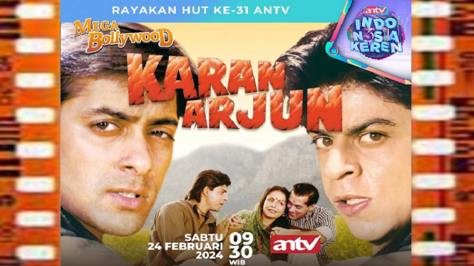 Sinopsis Mega Bollywood ANTV 'Karan Arjun': Aksi Balas Dendam Shah Rukh Khan dan Salman Khan!