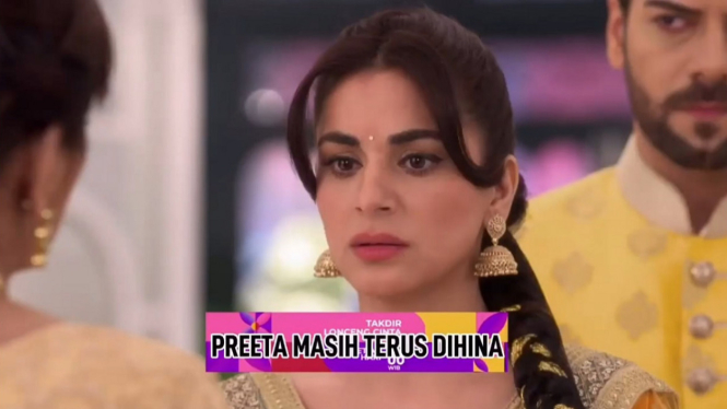 Sinopsis Takdir Lonceng Cinta Series India ANTV, Jumat, 1 Maret 2024: Preeta Masih Terus Dihina!