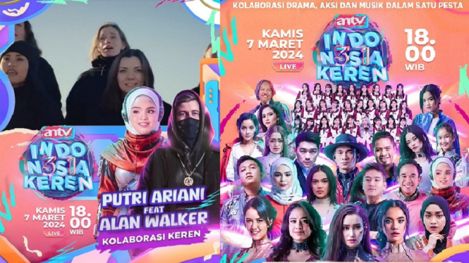 Saksikan! Kolaborasi Dahsyat Putri Ariani Feat Alan Walker di Perayaan 31 HUT ANTV Indonesia Keren
