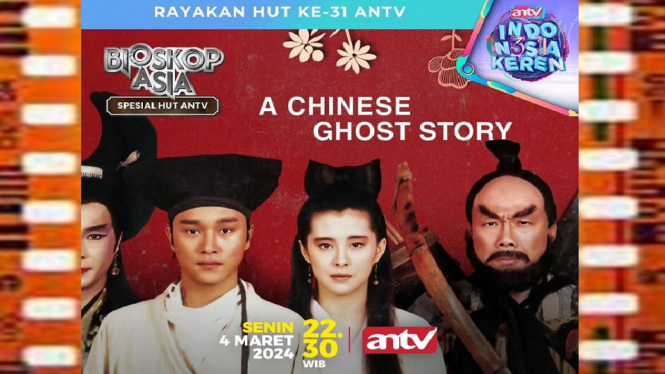 Sinopsis Film 'A Chinese Ghost Story' Bioskop Asia Spesial HUT ANTV: Kisah Hantu Cantik nan Memikat!