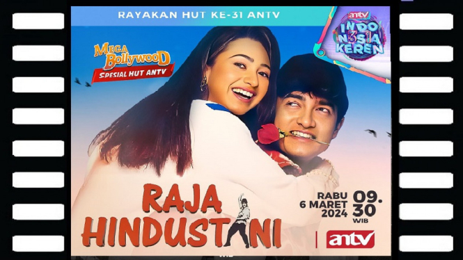 Sinopsis 'Raja Hindustani' di Mega Bollywood Spesial HUT ANTV: Kisah Cinta Mengharukan sang Sopir Taksi!