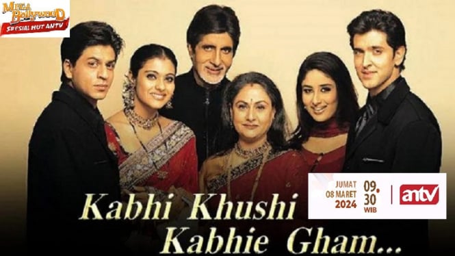 Sinopsis Film Kabhi Khushi Kabhie Gham di Mega Bollywood Spesial HUT ANTV: Kisah Konflik Keluarga!