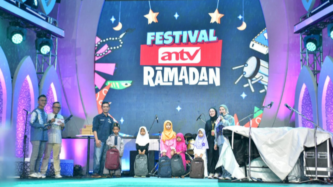 Meriahnya Festival ANTV Ramadan: Bagikan 100 Paket Sembako Murah dan Santunan untuk 100 Anak Yatim
