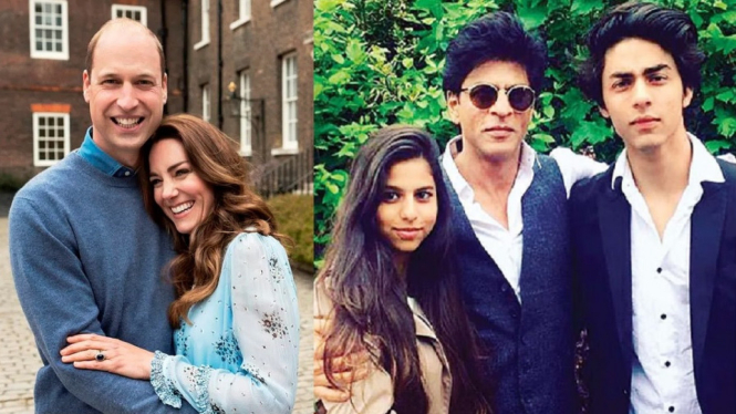 Shah Rukh Khan Ungkap Suhana dan Aryan Terus Membicarakan Price William dan Kate Middleton