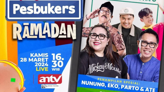 Grup Lawak Legendaris Patrio Bakal Bikin Nunung Tak Berkutik di Ngabuburit Pesbukers Ramadan ANTV Hari Ini