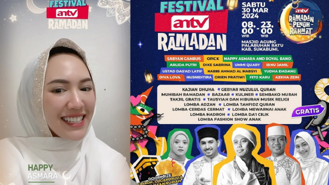 Bakal Tampil di Konser Festival ANTV Ramadan Sukabumi, INI Pesan Happy Asmara