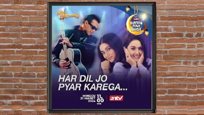 Sinopsis Film 'Har Dil Jo Pyar Karega' Mega Bollywood ANTV: Kisah Cinta Salman Khan Penuh Drama!