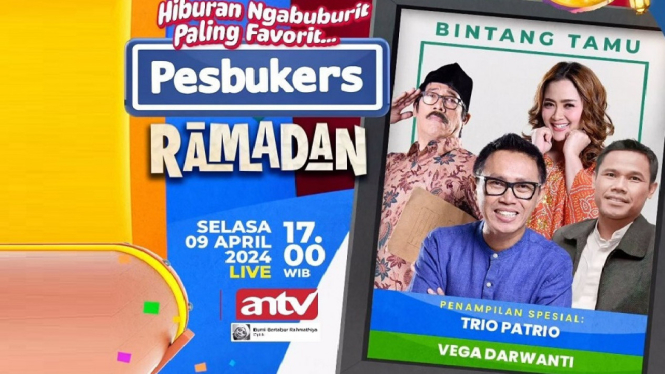 Apa Jadinya Jika Vega Darwanti Bentrok dengan Trio Patrio saat Ngabuburit Bareng di Panggung Pesbukers Ramadan ANTV!