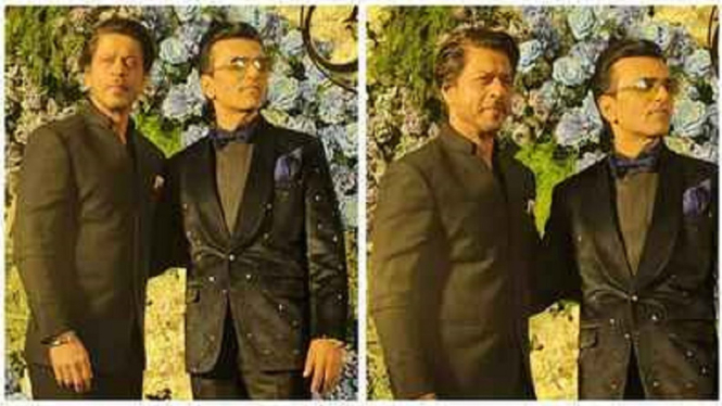 Usai Temui Penggemar, Shah Rukh Khan Kondangan ke Pesta Pernikahan Putri Anand Pandit