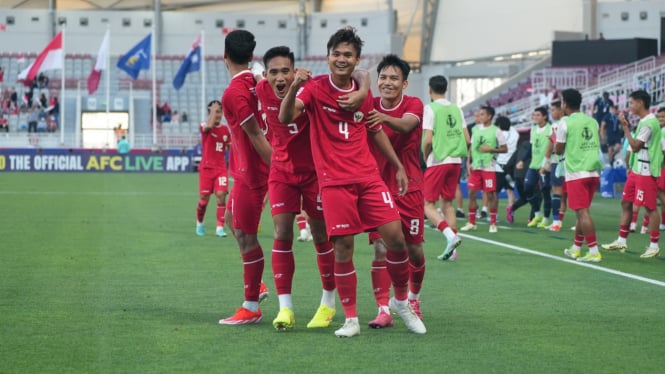 Piala AFC U-23 : Indonesia 1-0 Australia, gol Komang Teguh (4)
