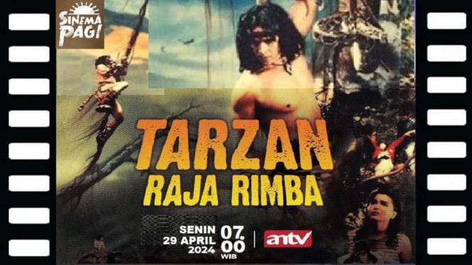 Sinopsis Film 'Tarzan Raja Rimba' Sinema Pagi ANTV: Kisah Sambo Hentikan Perambah Hutan!