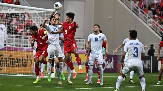 Semifinal Piala AFC U-23 : Indonesia 0-2 Uzbekistan