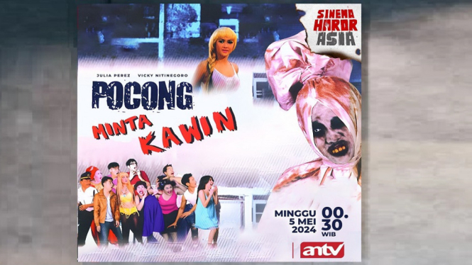 Sinopsis Film 'Pocong Minta Kawin' Sinema Horor Asia ANTV: Kisah Cinta yang Berakhir Tragis!