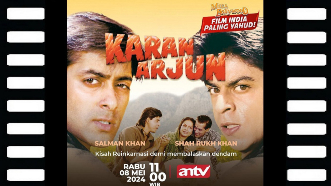 Sinopsis Film 'Karan Arjun' Mega Bollywood ANTV: Kisah Reinkarnasi dan Balas Dendam!
