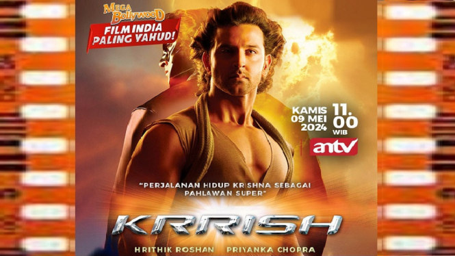 Tayang di Mega Bollywood ANTV Hari Ini! Berikut Sinopsis Film 'Krrish' yang Dibintangi Hrithik Roshan