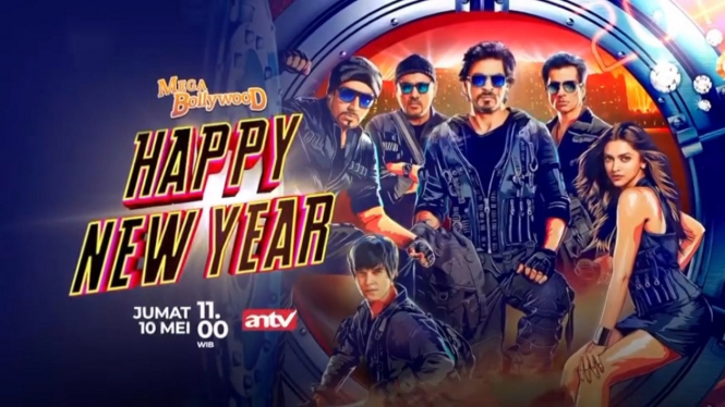 Sinopsis Film 'Happy New Year' Mega Bollywood ANTV: Kisah Pejuang Jalanan Ungkap Kejahatan!